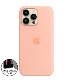 Силикон Original Round Case Apple iPhone 14 Pro Max (Grapefruit)
