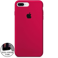 Силикон Original Round Case Apple iPhone 7 Plus / 8 Plus (04) Rose Red