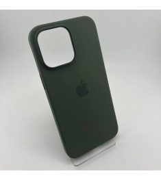 Чехол Silicone Case with MagSafe Apple iPhone 14 Pro Max (Olive)