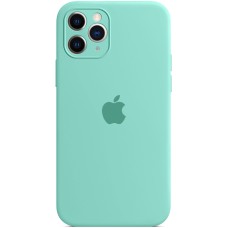 Силикон Original RoundCam Case Apple iPhone 11 Pro Max (23) Sea Blue
