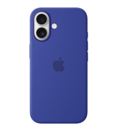 Чехол Silicone Case with MagSafe Apple iPhone 16 (Ultramarine)