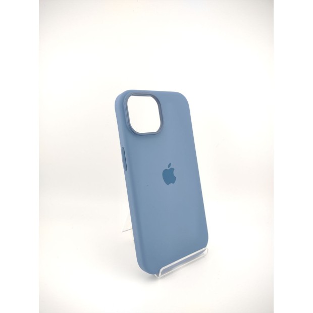 Чехол Silicone Case with MagSafe Apple iPhone 15 (Winter Blue)