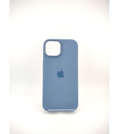 Чехол Silicone Case with MagSafe Apple iPhone 15 (Winter Blue)