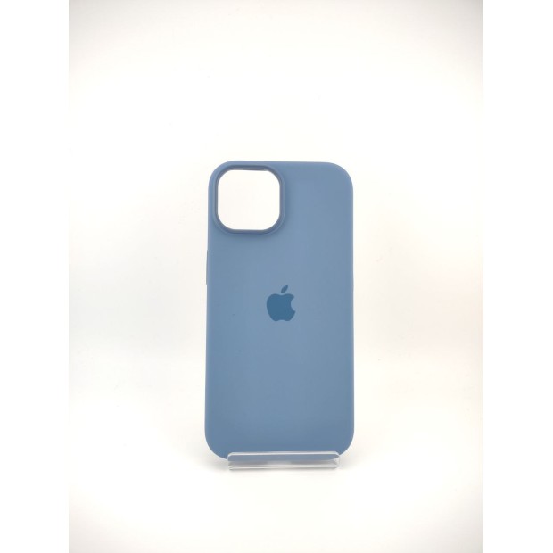 Чехол Silicone Case with MagSafe Apple iPhone 15 (Winter Blue)