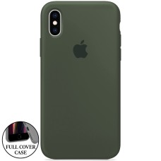 Силикон Original Round Case Apple iPhone X / XS (70) Basalt Grey