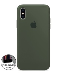 Силикон Original Round Case Apple iPhone X / XS (70) Basalt Grey