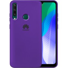 Силикон Original 360 Case Logo Huawei Y6P (Фиолетовый)