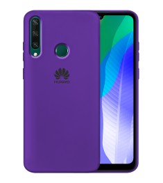 Силикон Original 360 Case Logo Huawei Y6P (Фиолетовый)