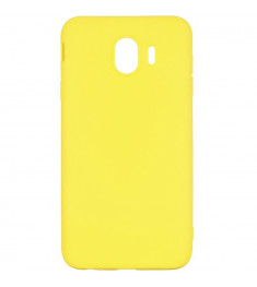 Силиконовый чехол iNavi Color Samsung Galaxy J4 (2018) J400 (жёлтый)