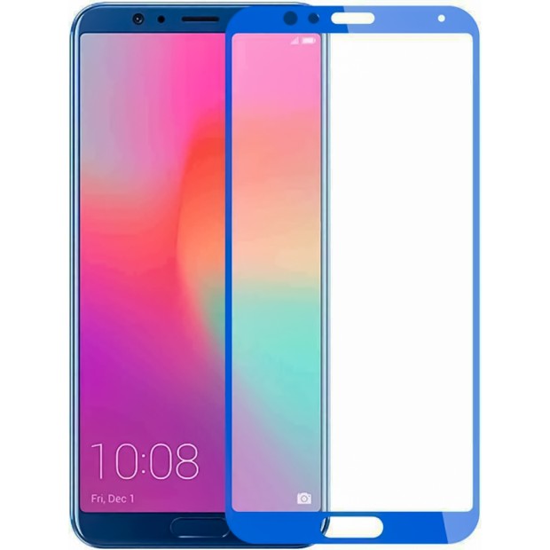 Защитное стекло 3d для Huawei Honor 7X Blue