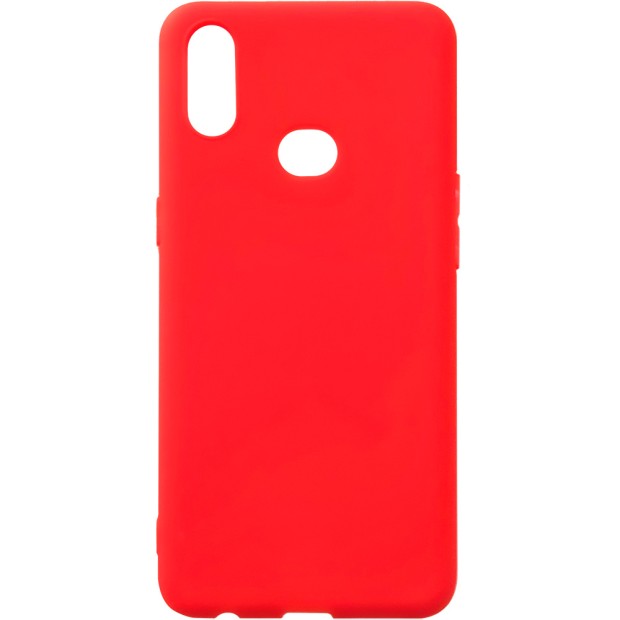Силиконовый чехол iNavi Color Samsung Galaxy A10s (2019) (Красный)