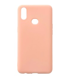 Силиконовый чехол iNavi Color Samsung Galaxy A10s (2019) (Розовый)