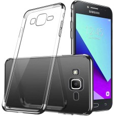 Силиконовый чехол UMKU Line Samsung Galaxy J2 Prime G530 (чёрный)