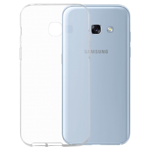 Силиконовый чехол WS Samsung Galaxy A3 (2017) A320 (прозрачный)