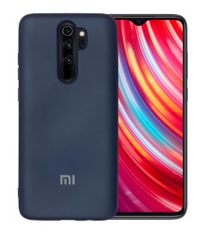 Силиконовый чехол Original Case Xiaomi Redmi Note 8 Pro (Тёмно-синий)