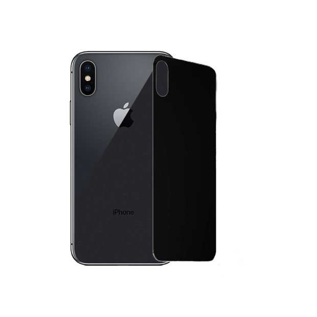 Стекло 5D Apple iPhone X / XS Black (на заднюю сторону)