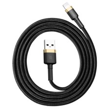 USB-кабель Baseus Cafule Special Edition 2.4A (1m) (Lightning) (Золотой/Чёрный) CALKLF-BV1