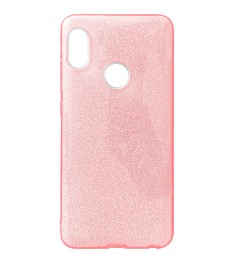 Силиконовый чехол Glitter Xiaomi Mi6x / Mi A2 (Розовый)