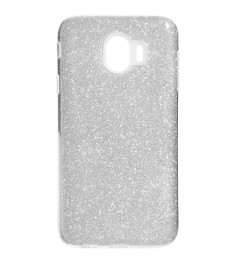 Силиконовый чехол Glitter Samsung Galaxy J4 (2018) J400 (Серый)
