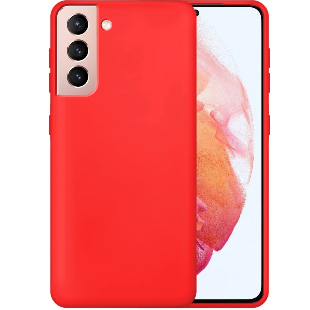 Силикон Original 360 Case Samsung Galaxy S21 (Красный)