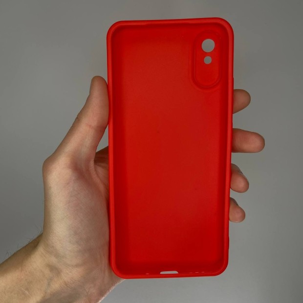 Силикон Lux Shotcam Xiaomi Redmi 9A (Красный)