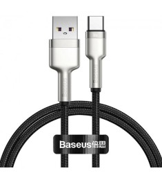USB-кабель Baseus Metal Data 66W (1m) (Type-C) (Чёрный) CAKF000101