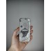 Силікон Glitter Apple iPhone 5 / 5s / SE (Silver Dress)
