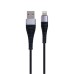 USB-кабель Borofone Munificent BX32 2.4A (0.25m) (Lightning) (Чёрный)