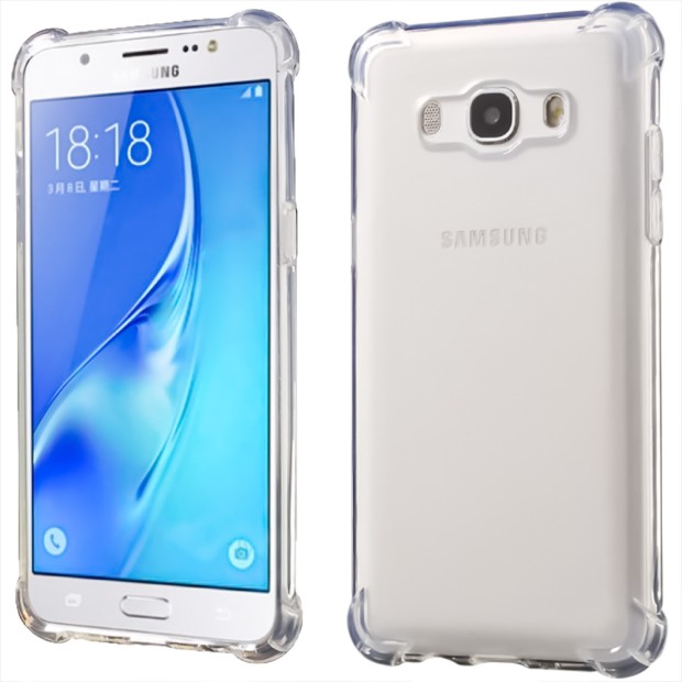 Силикон 6D Samsung Galaxy J5 (2016) J510 (Прозрачный)