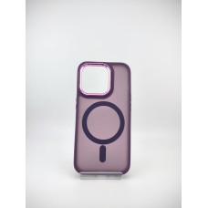 Накладка Totu Space Magsafe Apple iPhone 15 Pro (Тёмно-фиолетовый)