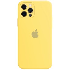Силікон Original RoundCam Case Apple iPhone 12 Pro Max (13) Yellow