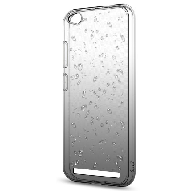 Силікон Rain Gradient Case Xiaomi Redmi 5A (Чорно-сірий)