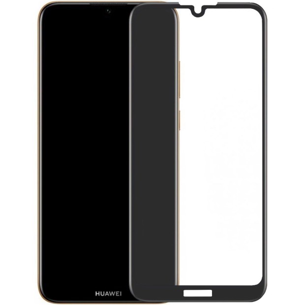 Стекло 5D Matte Ceramic Huawei Y5 Prime (2018) / Honor 7A / Y5 Lite (2018) Black