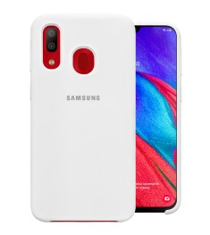 Силикон Original Case Samsung Galaxy A40 (2019) (Белый)