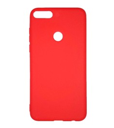 Силикон Multicolor Huawei Honor 7X (красный)