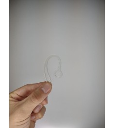 Дужка заушная силиконовая для Bluetooth-гарнитуры (10-14 мм) (Прозрачная)