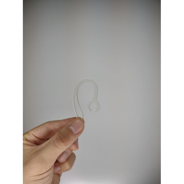 Дужка заушная силиконовая для Bluetooth-гарнитуры (10мм) (Прозрачная)