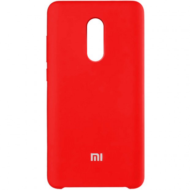 Силиконовый чехол Original Case Xiaomi Redmi Note 4x (Красный)