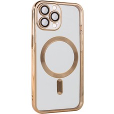 Чехол UMKU Shining with MagSafe Apple iPhone 15 Pro (Gold)