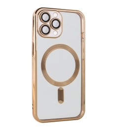 Чехол UMKU Shining with MagSafe Apple iPhone 15 Pro (Gold)