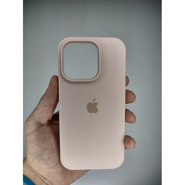 Силикон Original Round Case Apple iPhone 14 Plus (08) Pink Sand