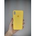 Силикон Original Case Apple iPhone XS Max (Yellow cream)