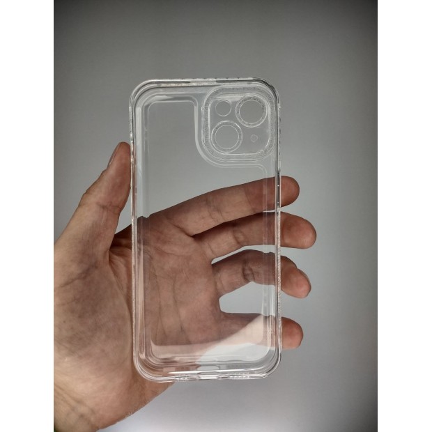 Чехол силиконовый Diamond Apple iPhone 14 (Прозрачный)