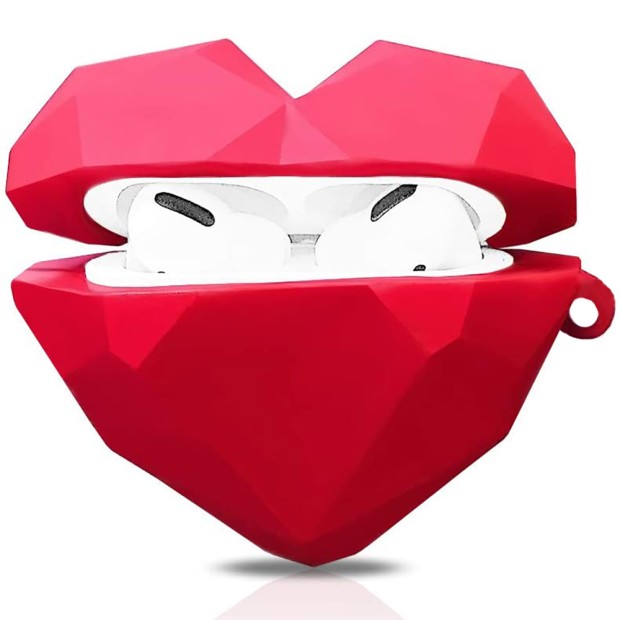 Чехол для наушников Cartoon Apple AirPods Pro (Heart)