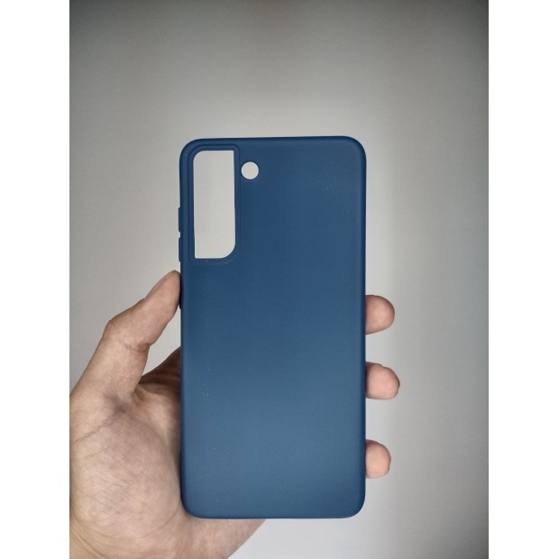 Силикон Original 360 Case Samsung Galaxy S21 FE 5G (Тёмно-синий)