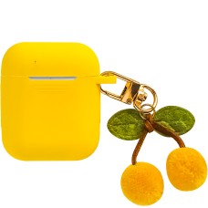 Чехол для наушников Slim Case Apple AirPods Kids (Yellow Cherry)
