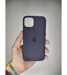 Силикон Original Round Case Apple iPhone 13 (Eggplant)