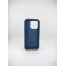 Силикон Original Round Case Apple iPhone 15 Pro (Storm Blue)