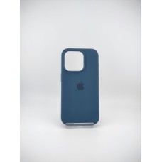 Силикон Original Round Case Apple iPhone 15 Pro (Storm Blue)