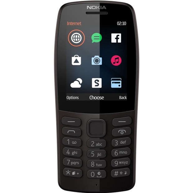 Мобильный телефон Nokia 210 Dual Sim (Black)